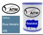 Preview: Volvo, Blue Metallic, 406: 500ml Lackdose, von ATW Autoteile West.